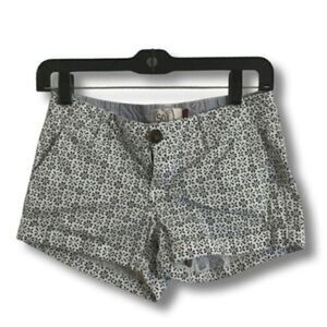 Women's black and white mini shorts. Junior Size 3.
